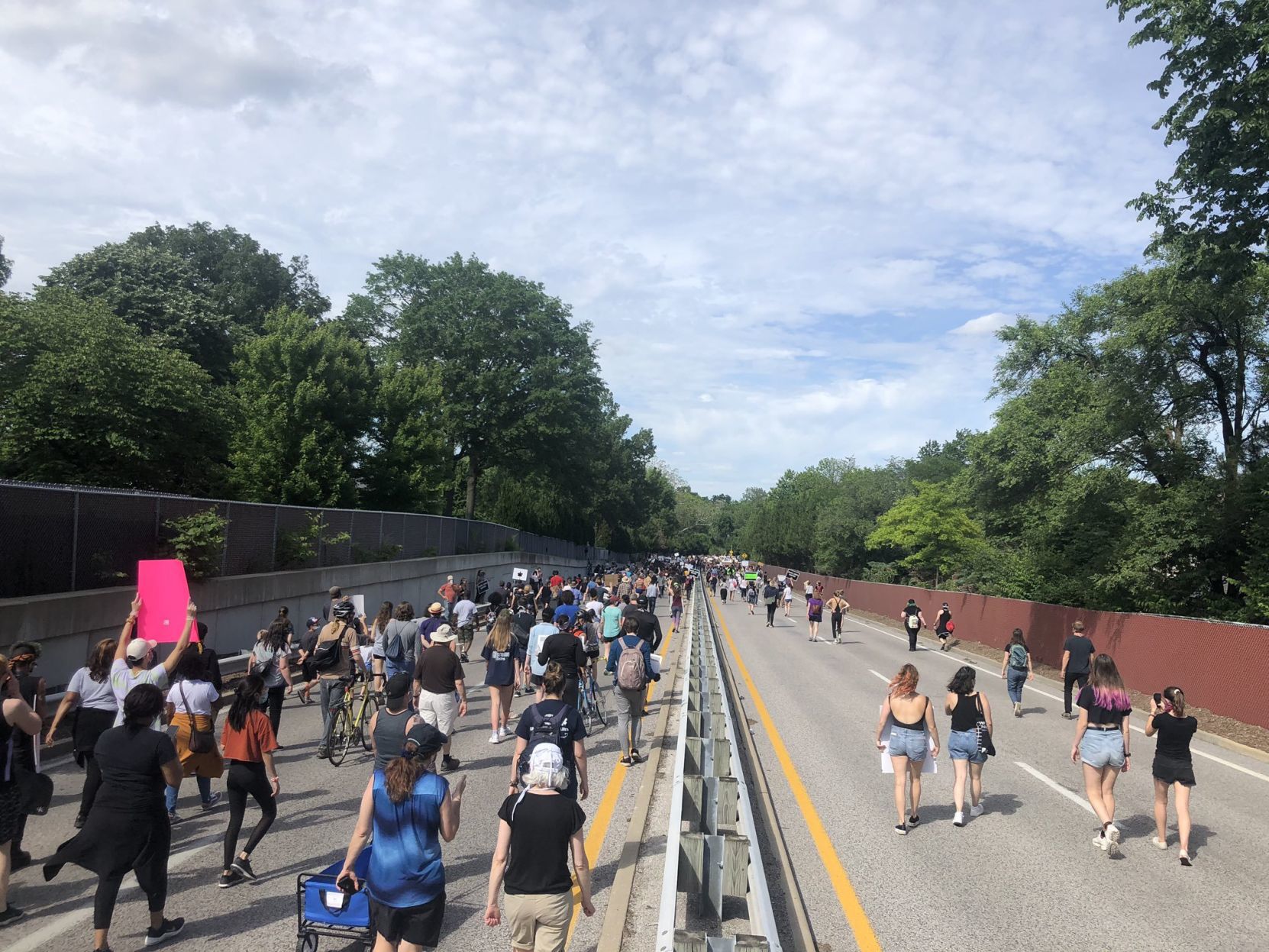 Protest in Clayton
